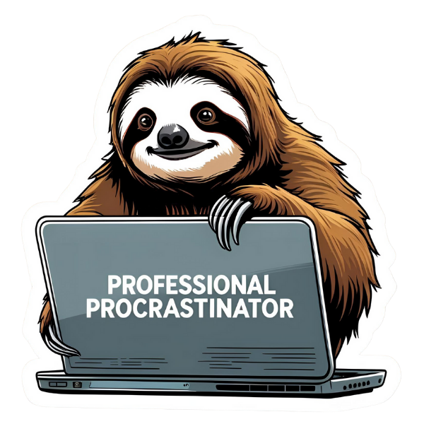 Procrastinating Sloth
