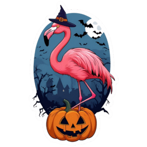 Halloween Flamingo